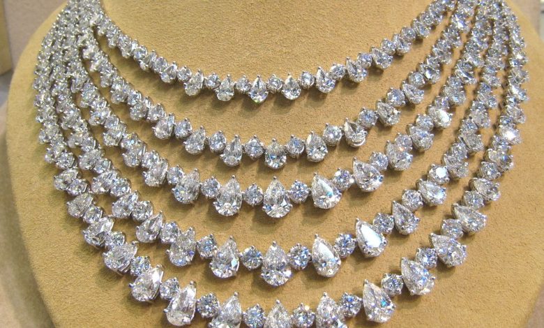 lab grown diamond necklaces