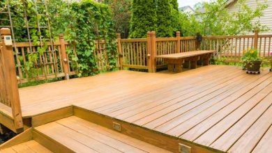 Should I install a raised or level wooden deck?