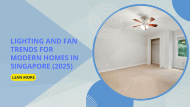 Lighting and Fan Trends for Modern Homes in Singapore (2025)