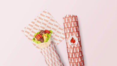 Shawarma paper wrap