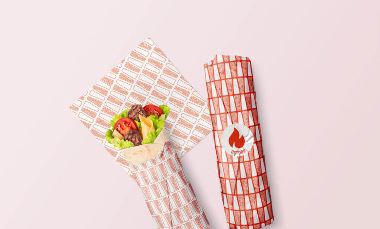 Shawarma paper wrap