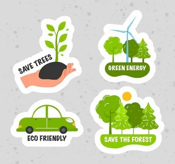 Custom Eco safe Stickers