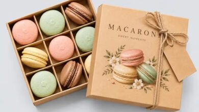 Custom macaron boxes